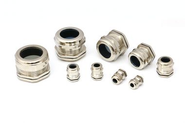 優(yōu)質黃銅鍍鎳IP68索頭硅膠電纜金屬防水密封接頭連接器